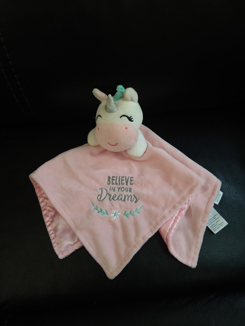 Infant Baby Starters Rattle Unicorn Lovey/Security Blanket